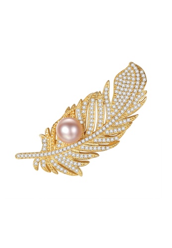 Fortress Hill pink Premium Pink Pearl brooch A9371AC5892021GS_1