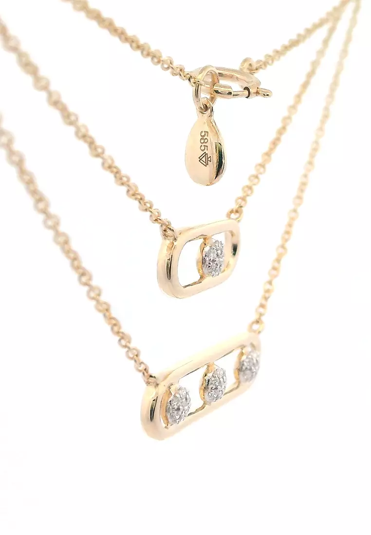 Diamond Pendant World Necklace Gold Buy KARAT WORLD Karat World