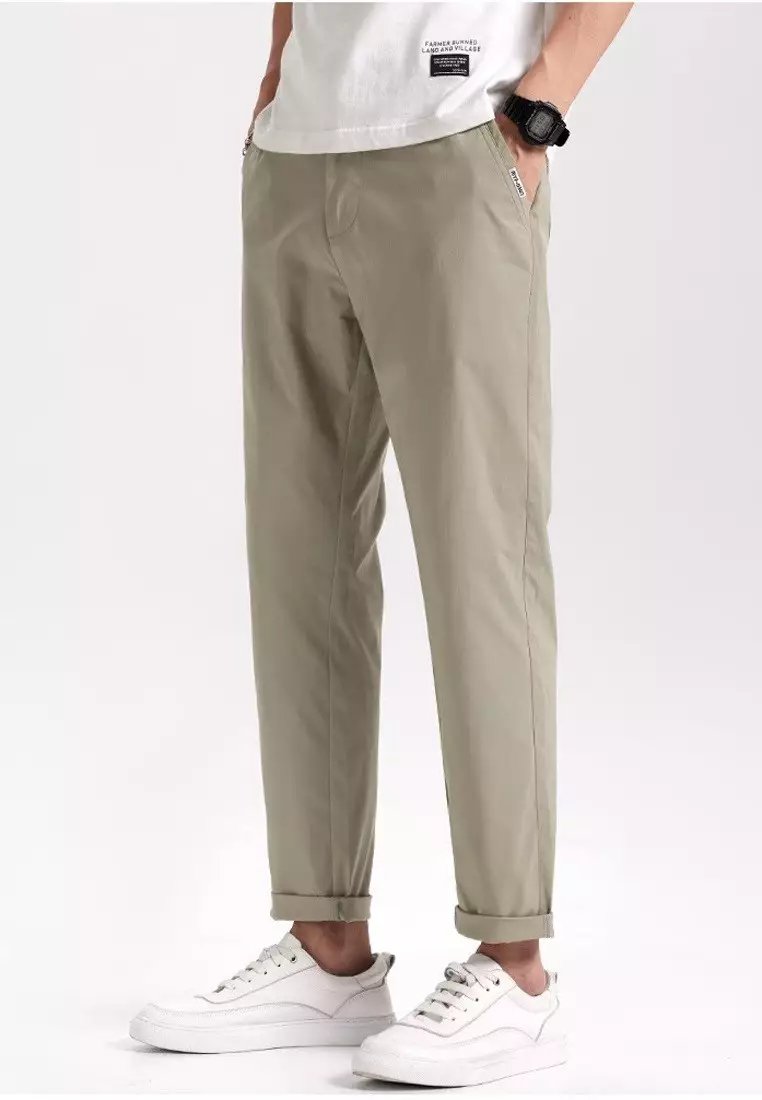 Elasticated Waist Slim Pants