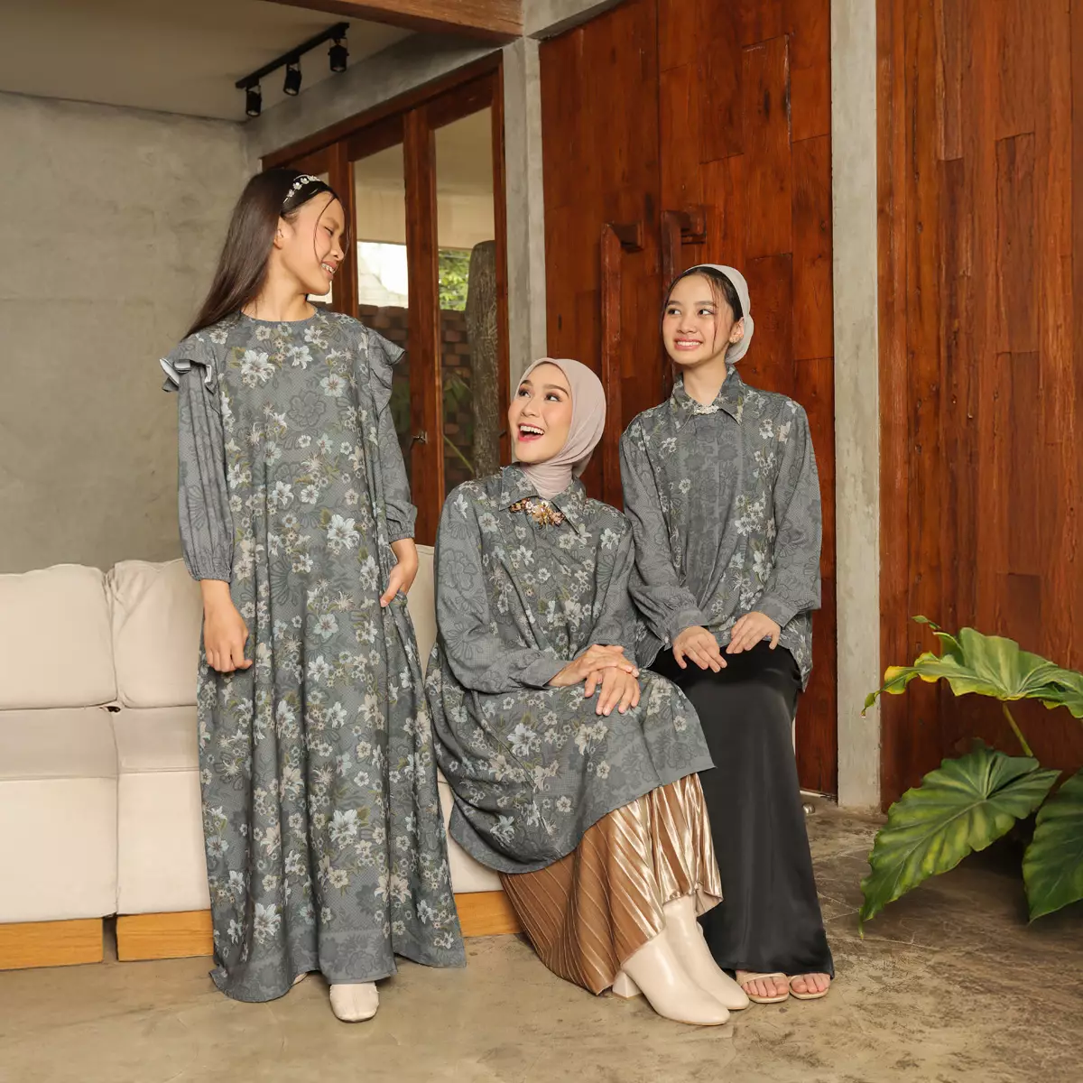 ZM Zaskia Mecca - Taeta Grey Gamis Anak Wanita - Alkisah - Edisi Timun Mas