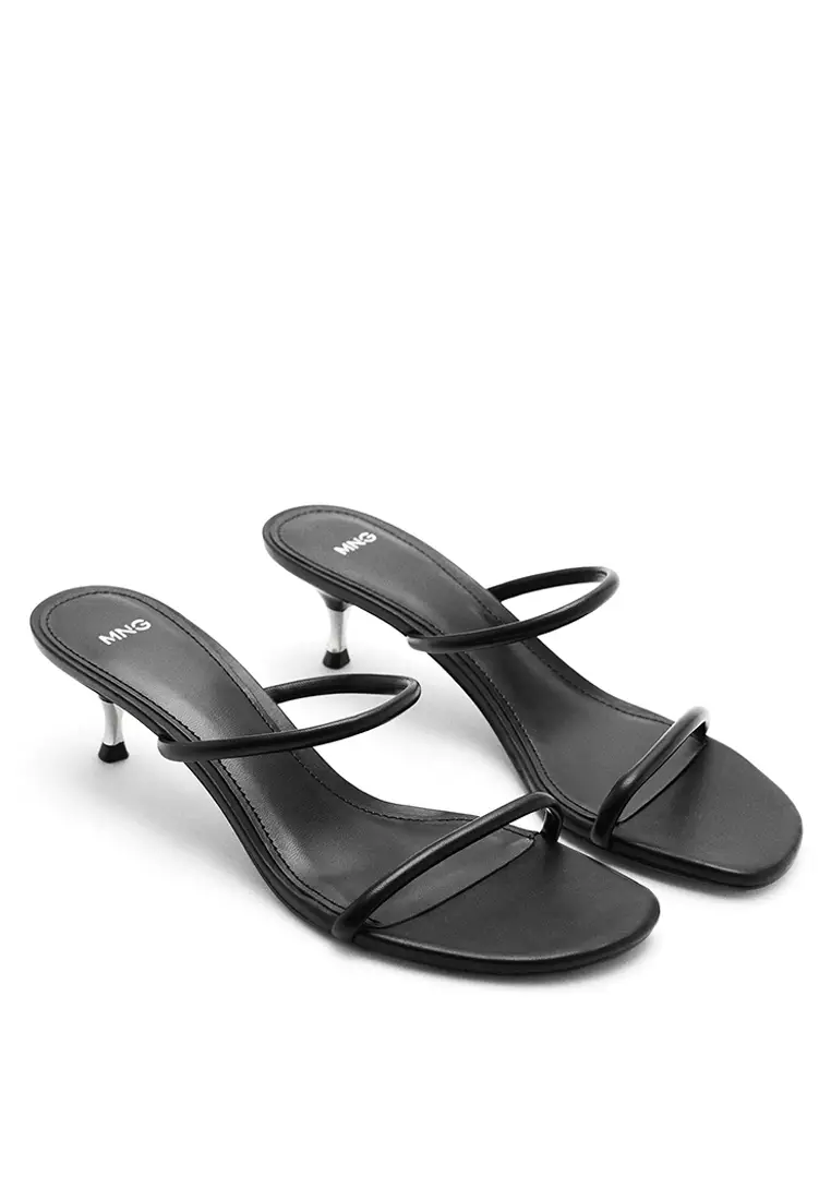 Mango black heels cheap