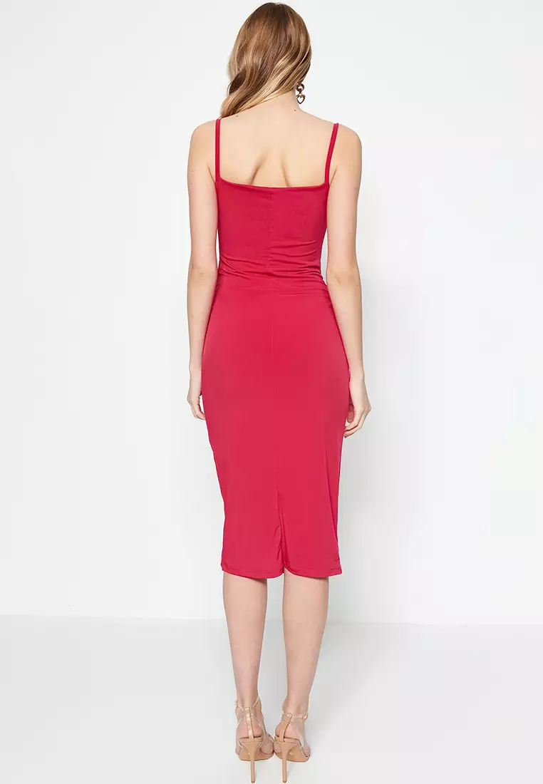 Midi Flexible Knit Dress
