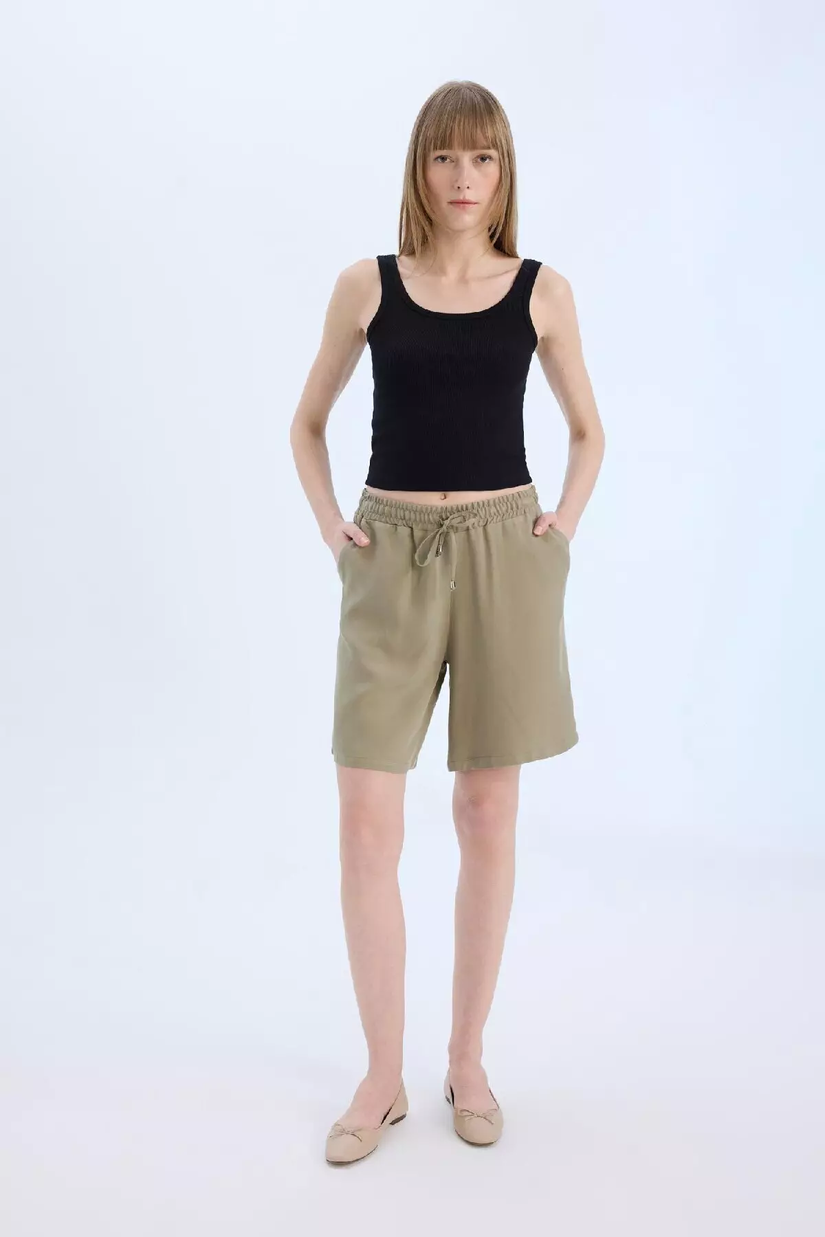 High Waist Short Leg Belmando Shorts I6760Az25Hs