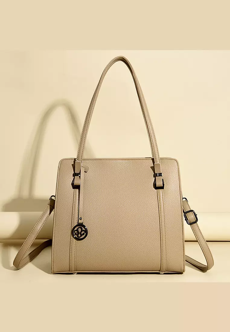 Fashionable Faux Leather Three Way Handbag JW HD-6256