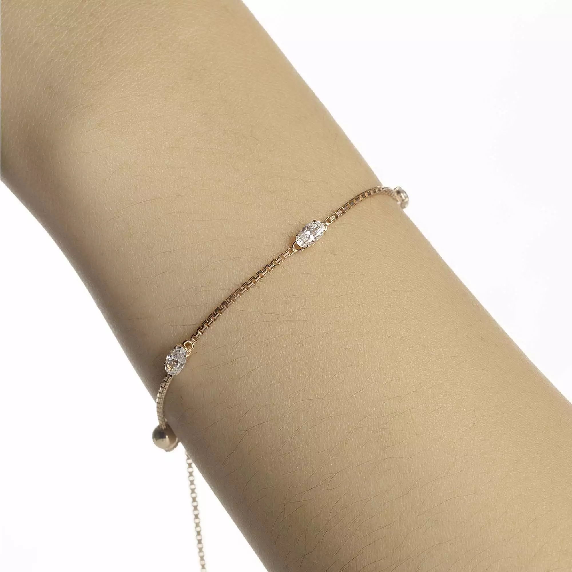 Gelang  Serut Emas 7k - Shafa Gold Bracelet - Glacia Collection - Juene Jewelry