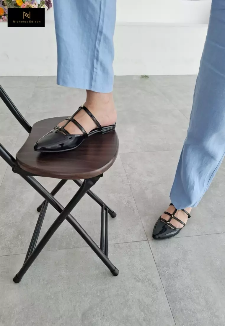 Nicholas Edison Flat Nabila Black