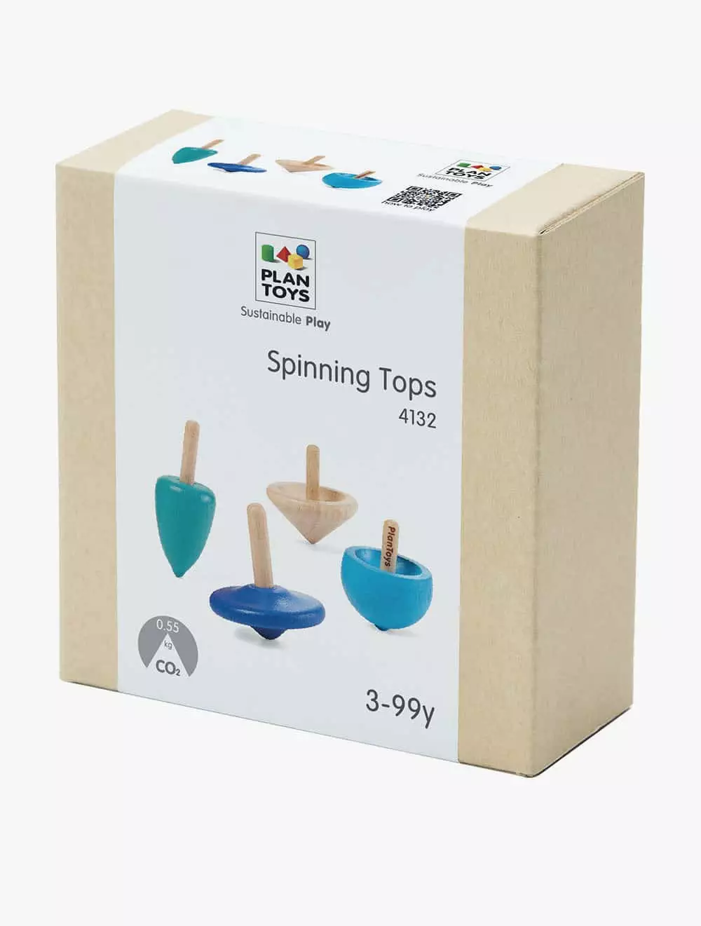 Jual Plan Toys PLAN TOYS SPINNING TOPS PLN4132 Multicolor