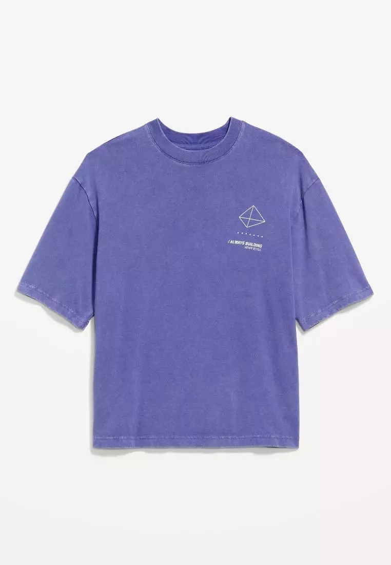 Heavyweight Graphic Cropped T-Shirt