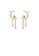 Glamorousky white 925 Sterling Silver Plated Gold Fashion Temperament Moon Star Tassel Earrings with Cubic Zirconia 7F39EAC80C240EGS_1