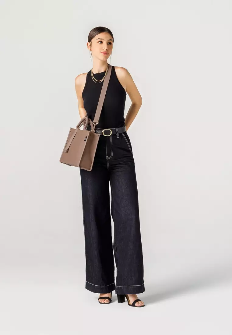 Estela M Crossbody Bag - Mocha