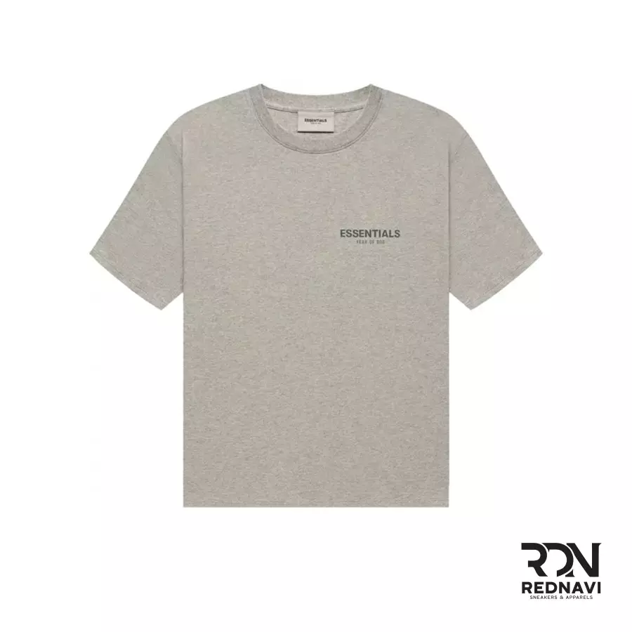 Jual Fear Of God Essentials Fear Of God Fog Essentials Short Sleeve Tee Dark Heather Oatmeal