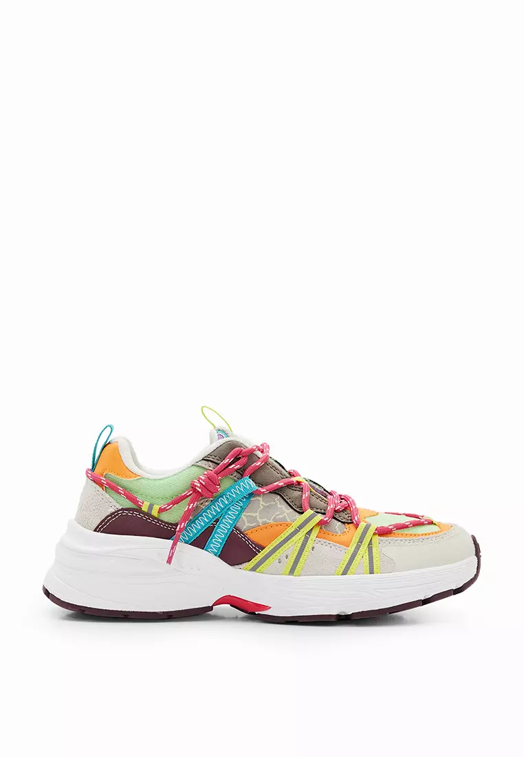 Discount on Desigual  shoes - SKU: Desigual Woman Shoes Trekking Running Sneakers.