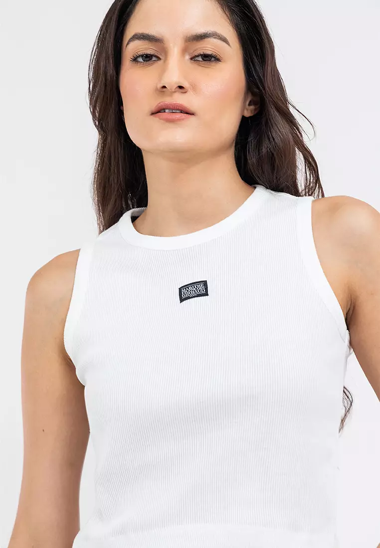 Ladies OG Halter Top White