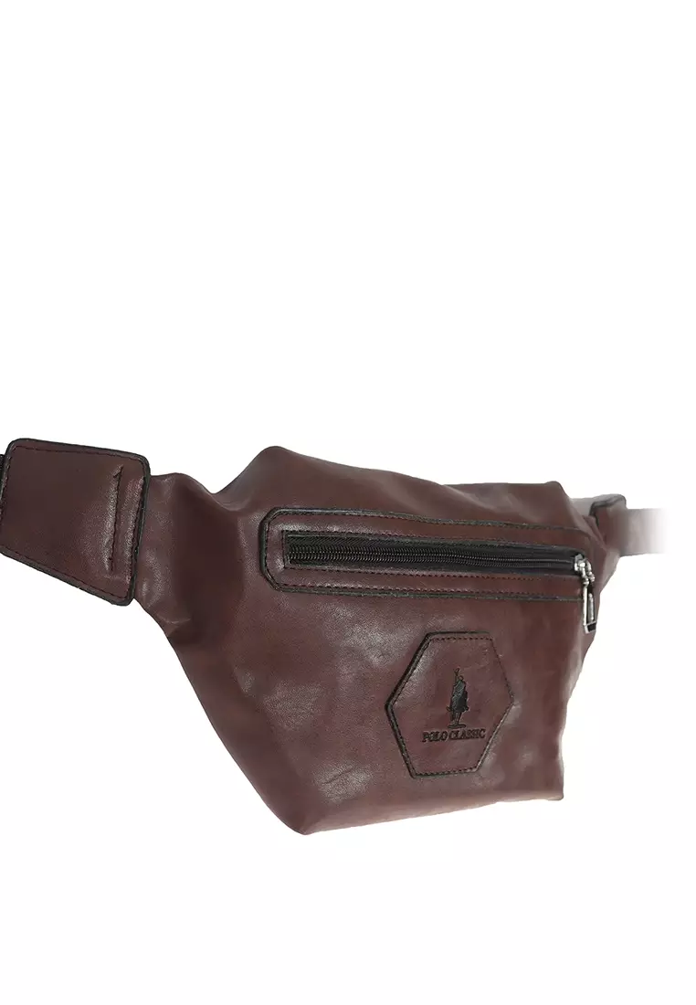 Waist Bag Polo Classic 808-19 Brown