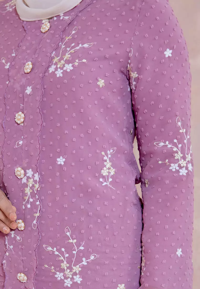 Mayang Chiffon Embroidered Kebarung Modern