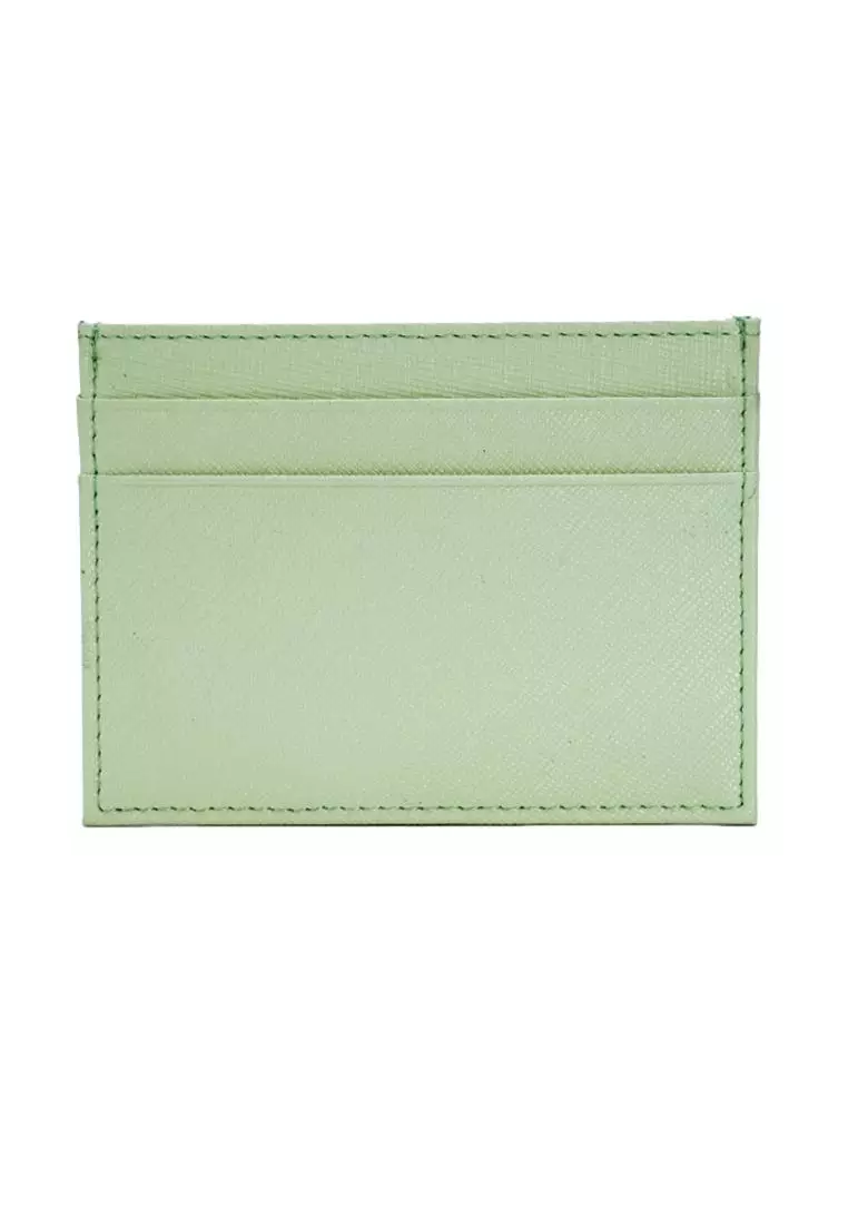 Buy Kings Collection Green Grained Leather Card Holder (CH19006d