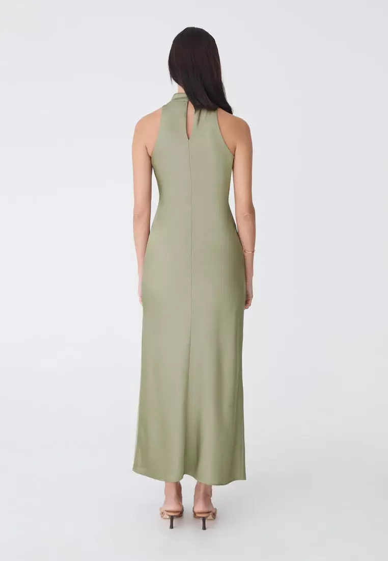 Delilah Bias Satin Dress