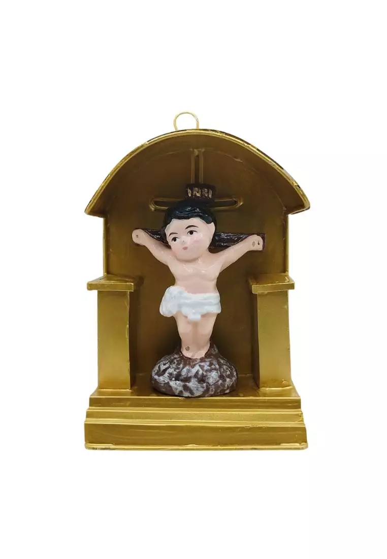 Buy LIMAN GLASS HANDCRAFTED INC. Chibi Saints Crucified Christ with Tin