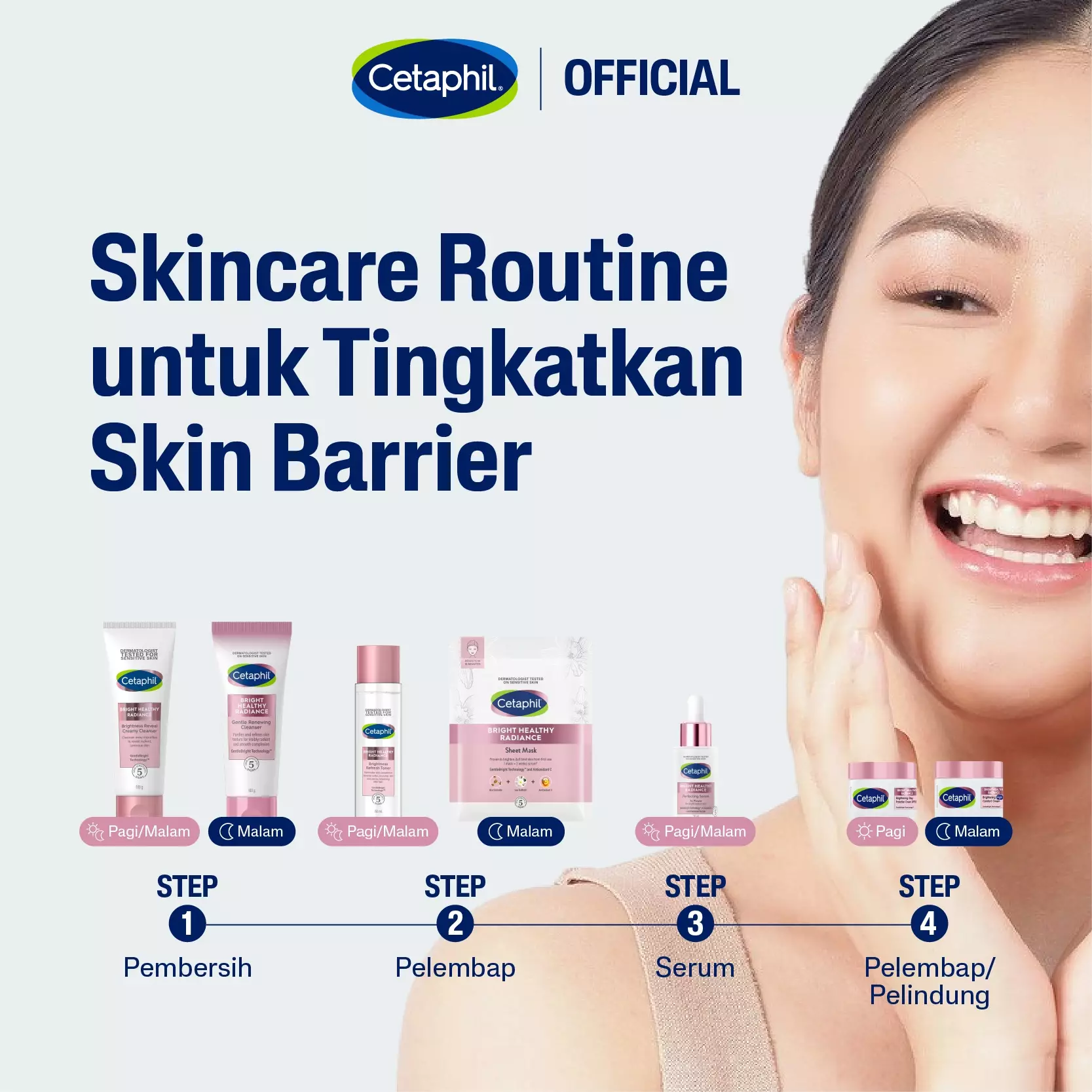 Cetaphil Bright Healthy Radiance Instant Radiance Mask 23ml x 6pcs