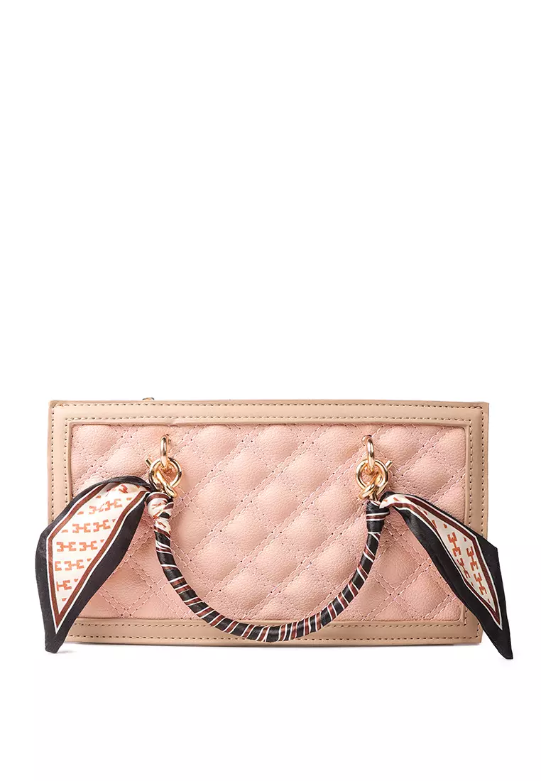 Buy London Rag Pink High Street Quilted Hand Bag Online ZALORA