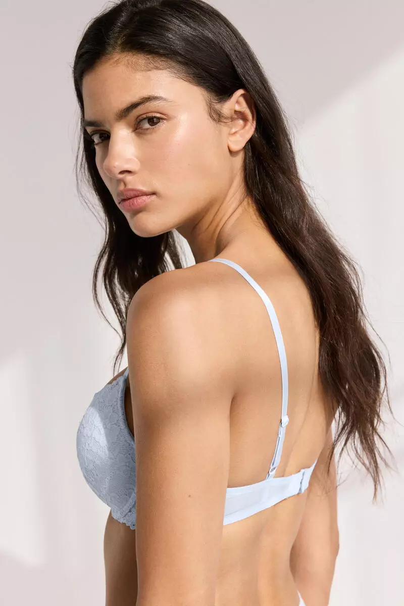 Lace push-up bra