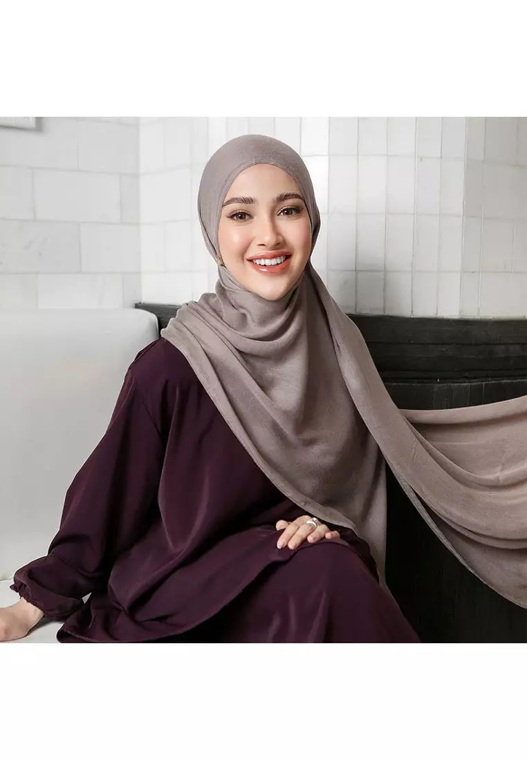Nour Shawl New Material Latte Creme