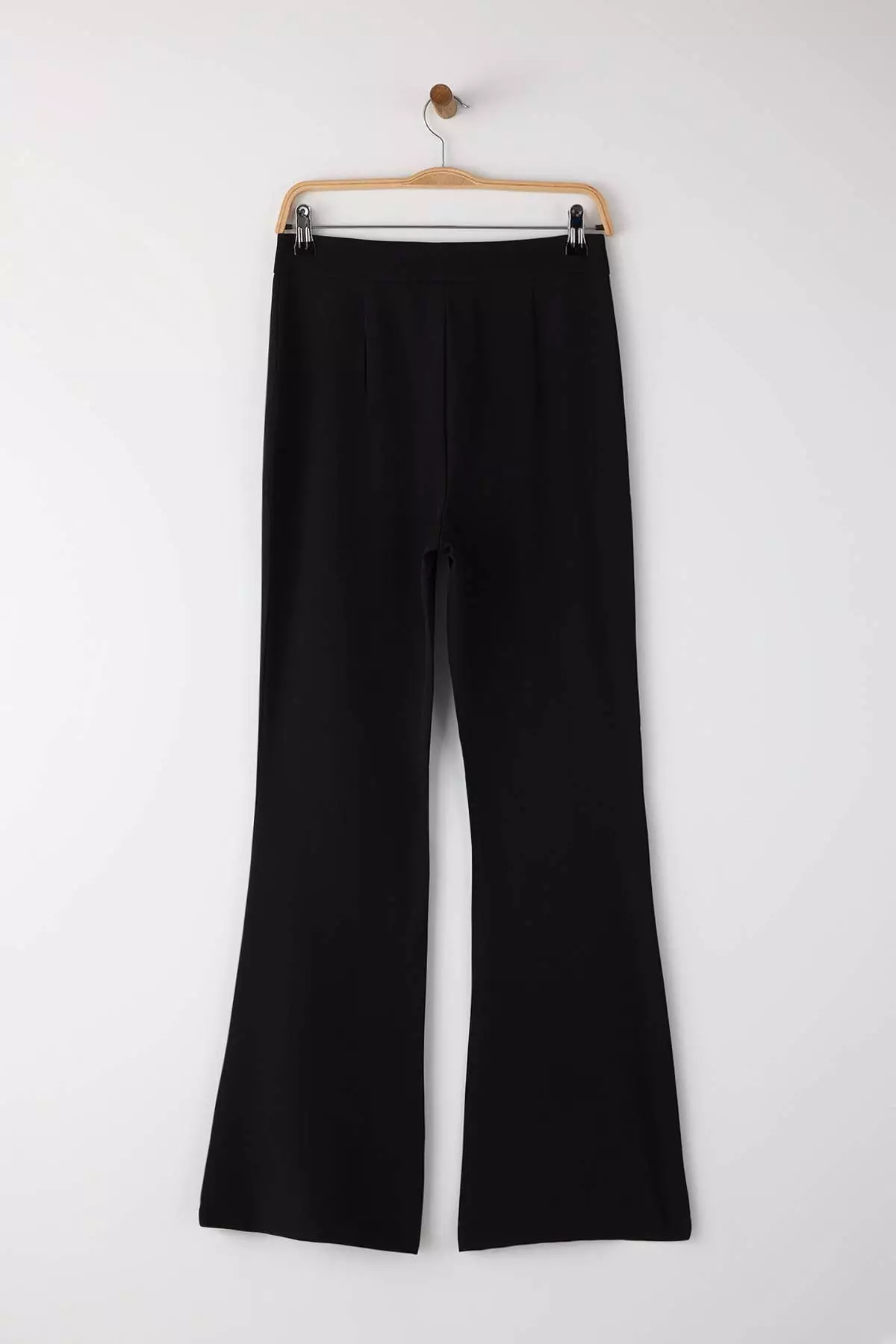 Black Flare Spanish Leg Trousers