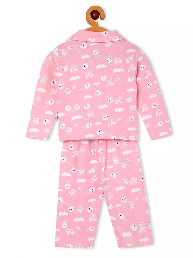 Baby and Kids Pajama Nightsuit Set- Cutey Bunny