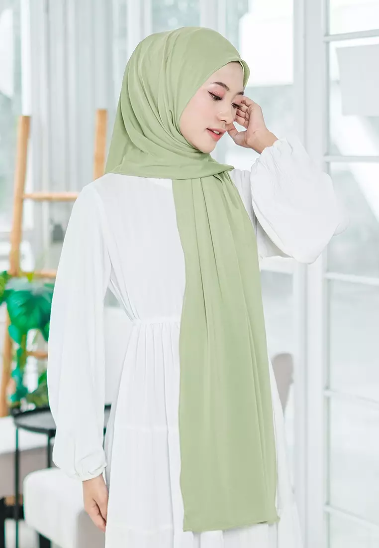 HIJAB INSTAN QILA - SOFT GREEN
