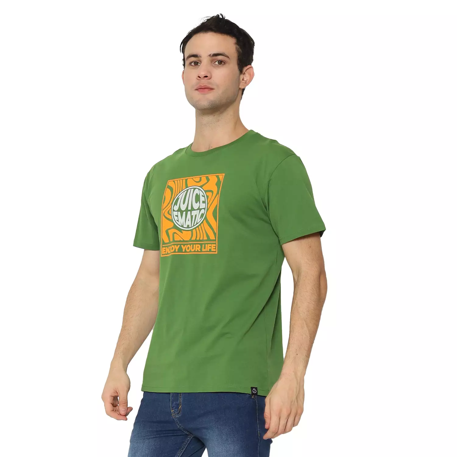 Juice Ematic Kaos Lengan Pendek Pria Distort Men Tee Planet Surf