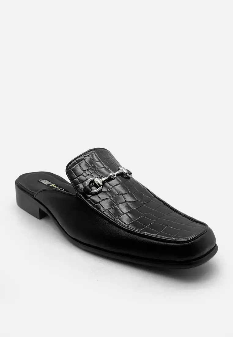William Men Loafer Croco with Metal Buckle Casual