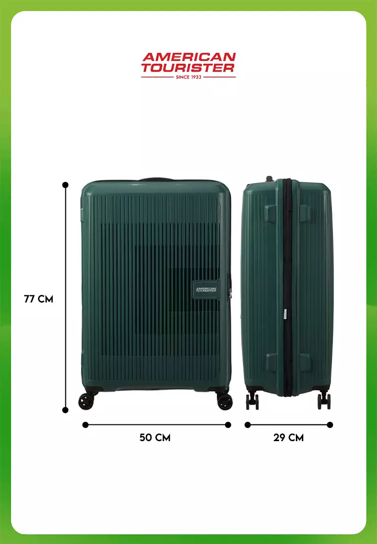 Bundle American Tourister Aerostep Large Dark Forest + Aerostep Cabin Dark Forest