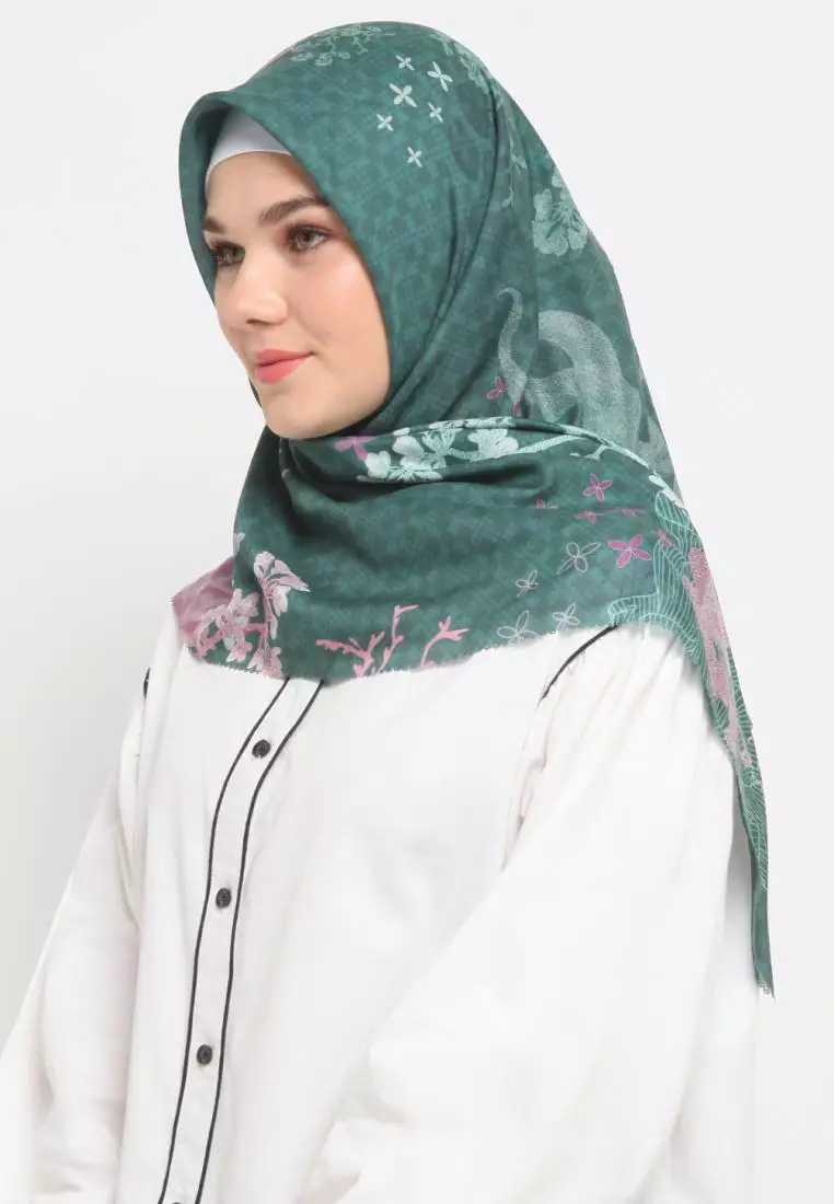 Premium Scarf Dandelion Seagreen