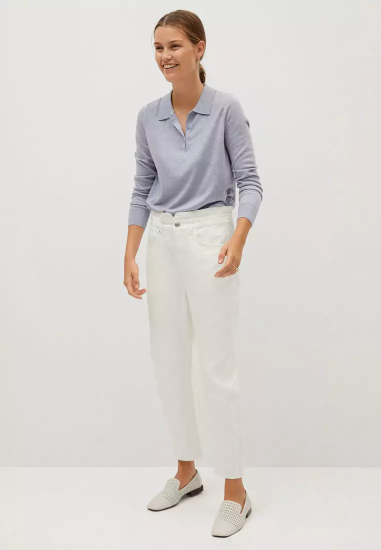 Waist Straight Slouchy Jeans