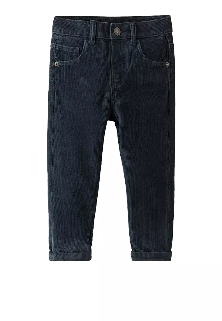Slim Fit Corduroy Pants
