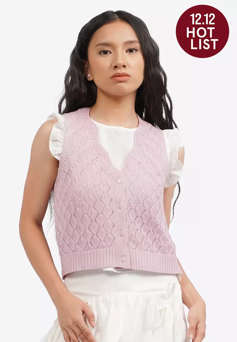 Knitted Crop Vest