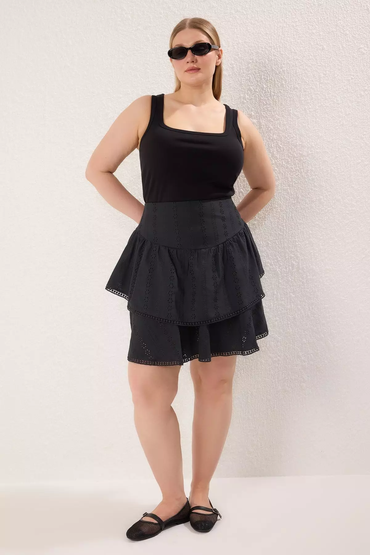 Zalora Plus Size Skirts Malaysia Buy Trendyol Plus Size Patterned