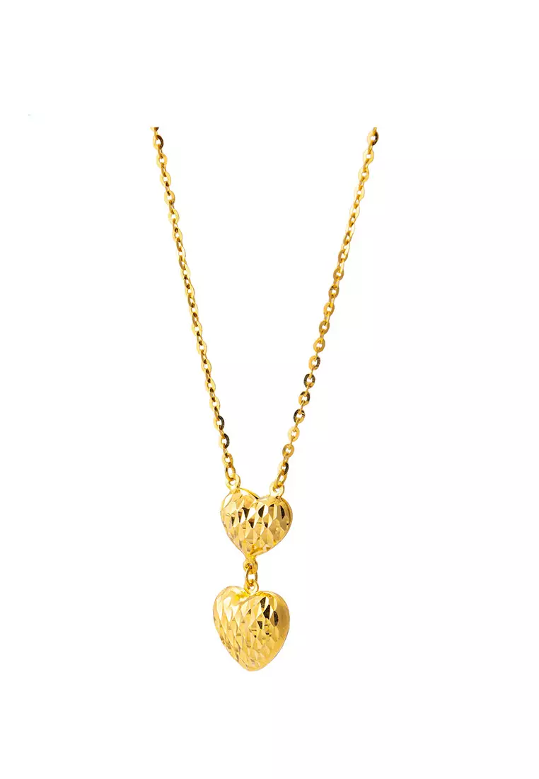 [ With Necklace  ] LITZ 916 (22K) Gold Necklace GC0046 (4.85g+/-)