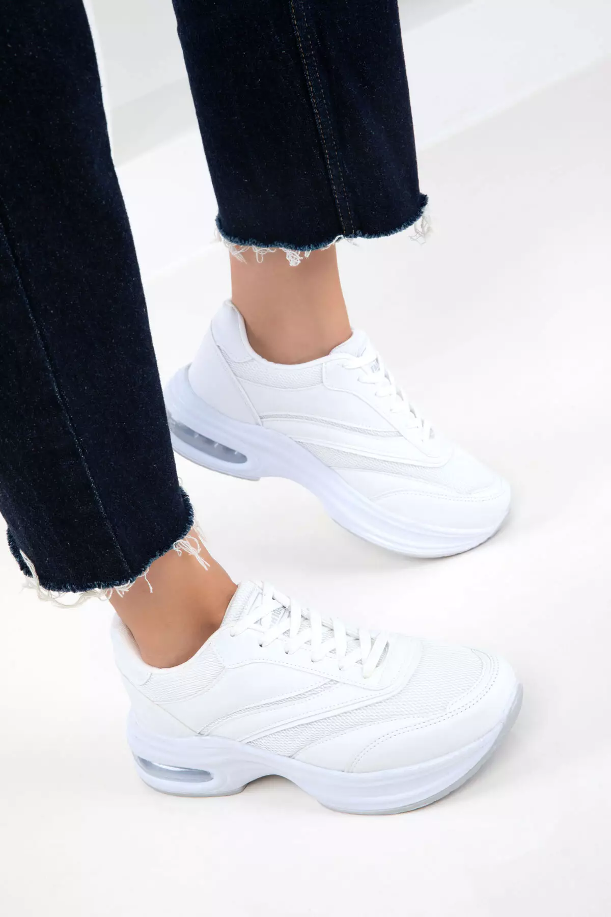 White Women's Sneaker 20763