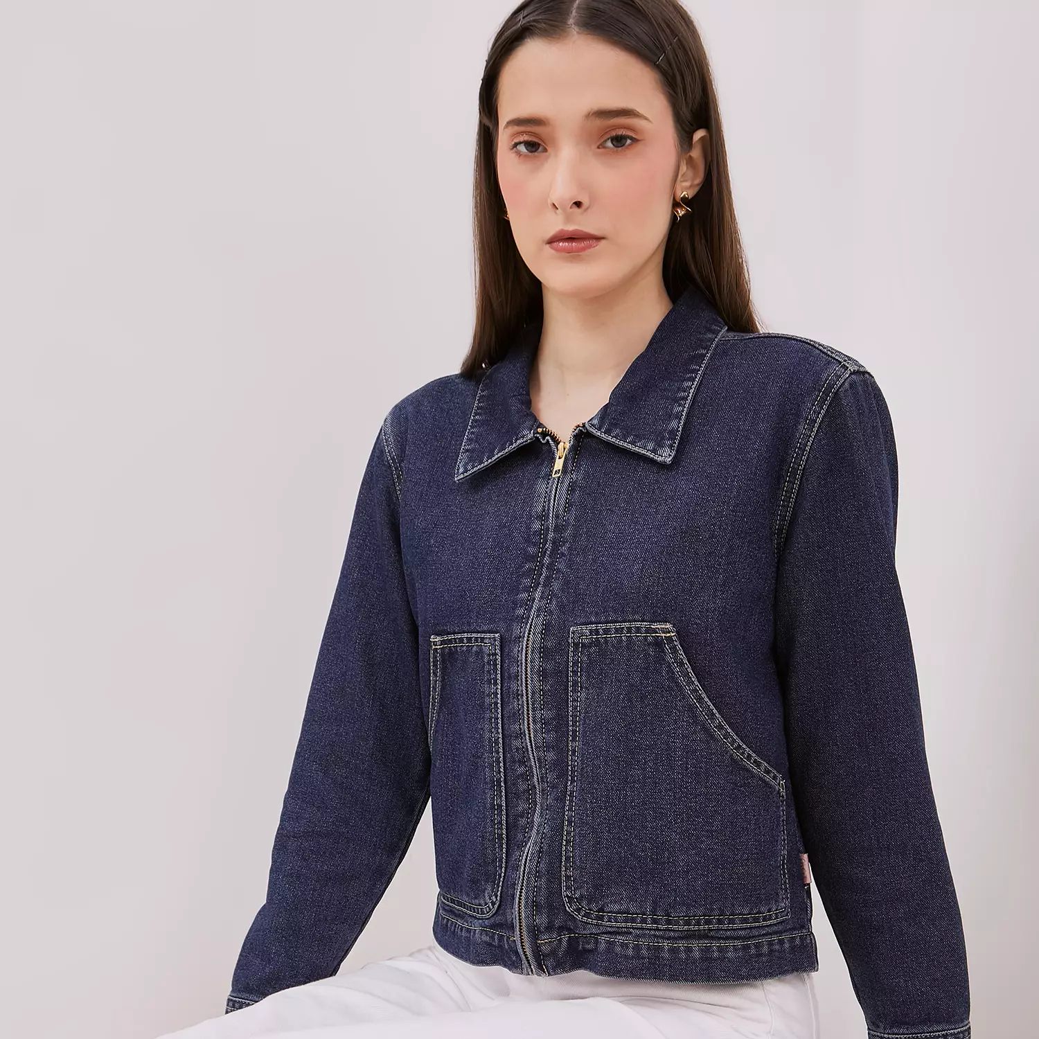 DUST Core Jaket Mada Medium Dark Blue (D.61125)