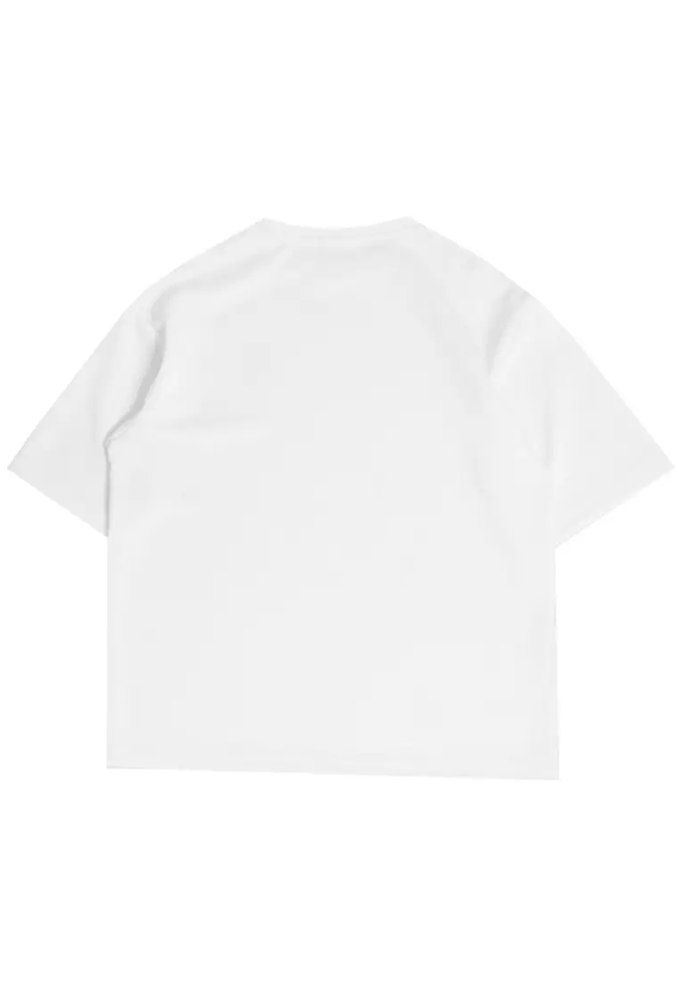 MTO26 kaos oversize panda beruang aesthetic naer premium coklat scuba tebal putih