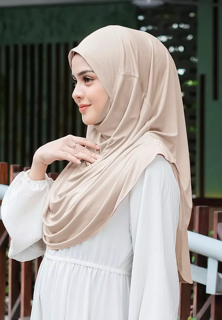 HIJAB INSTAN FATHIA - NUDE