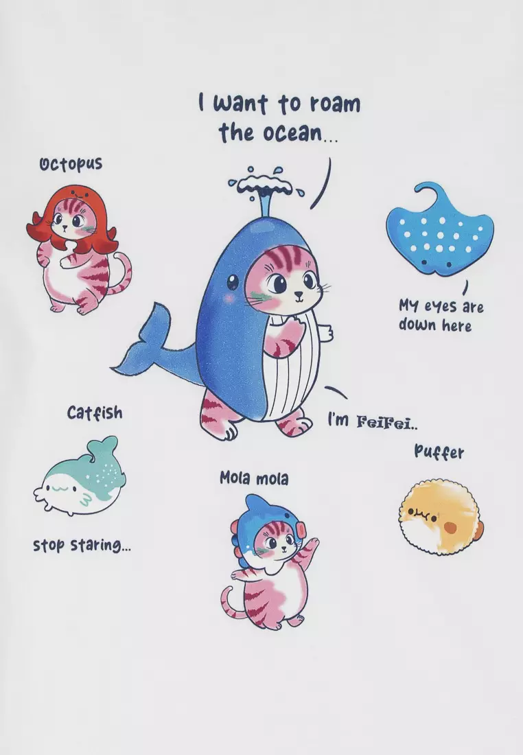 Girls' FeiFei The Cat T-Shirt