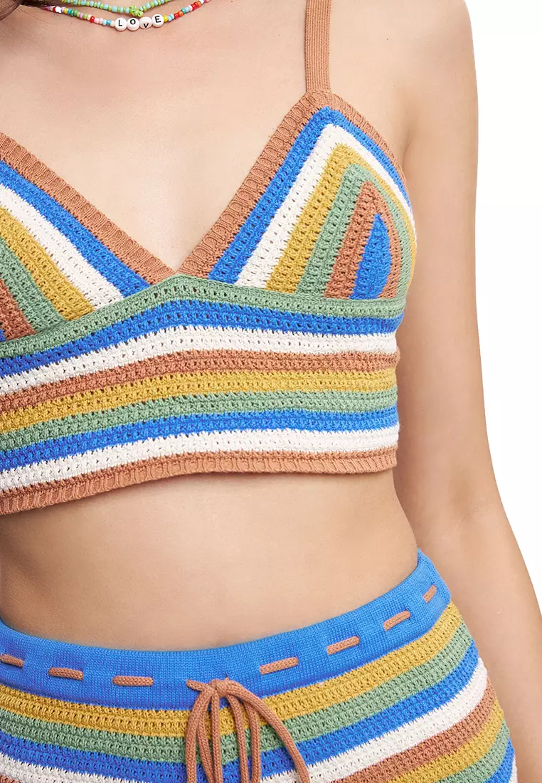 Crochet Tank And Shorts Set
