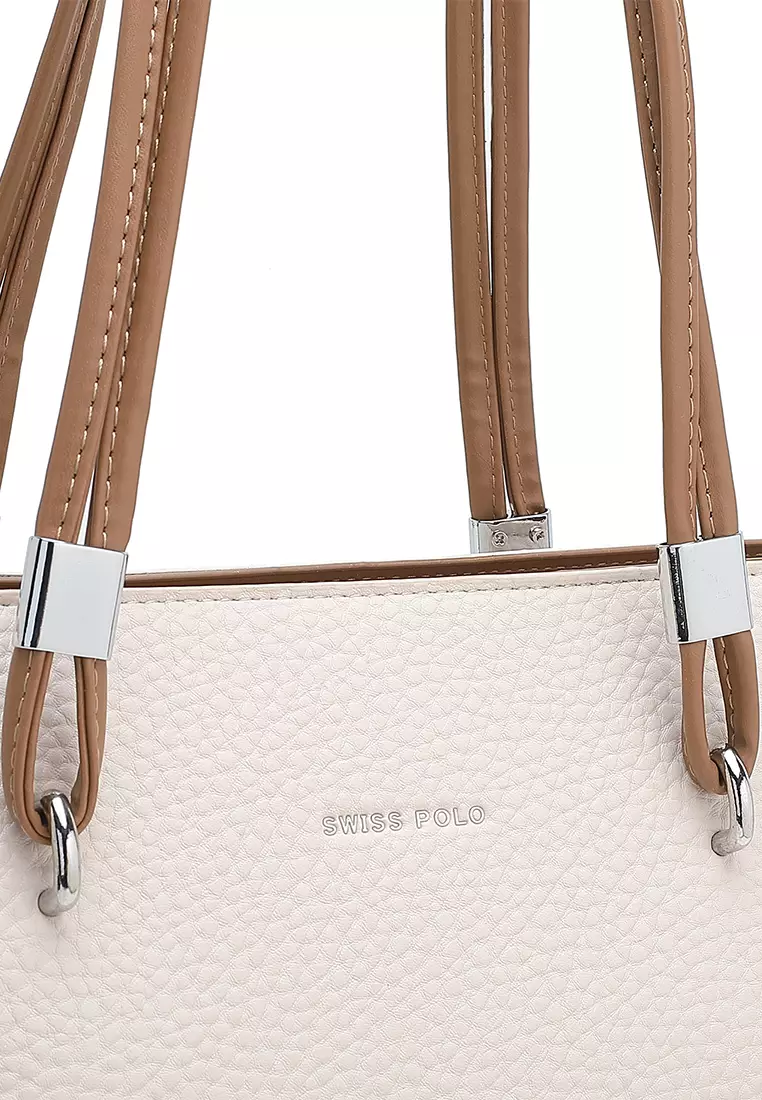 Women's Tote Bag / Shoulder Bag - White