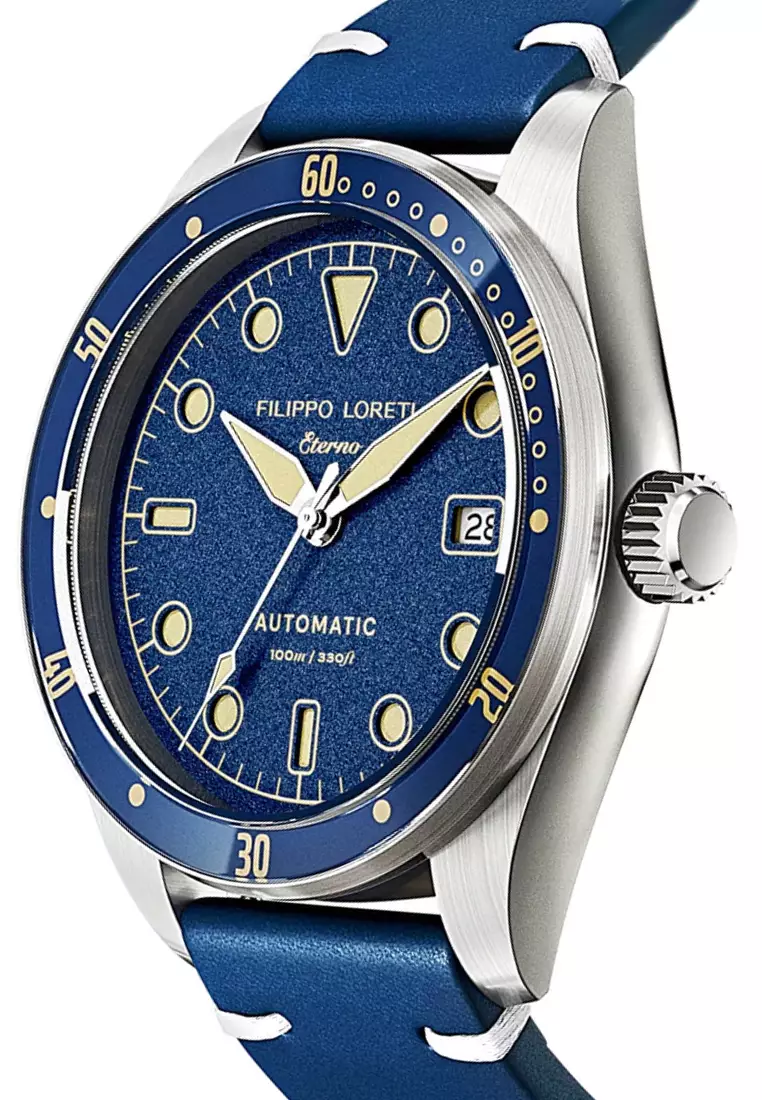 Filippo Loreti Eterno Diver Eterno Diver blue AUTOMATIC watch 42mm diameter