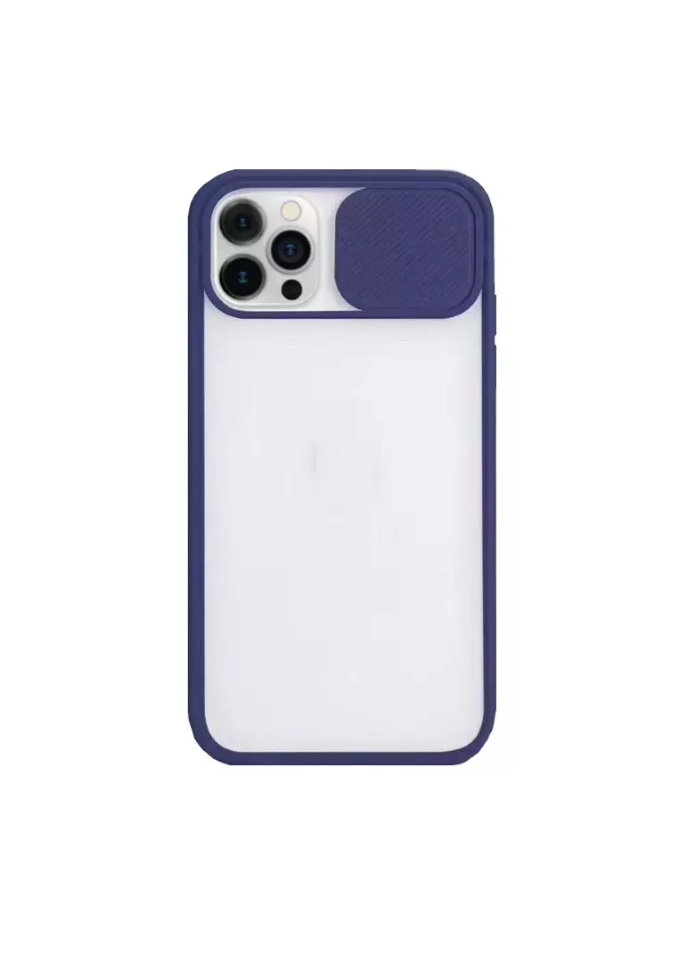 Buy MobileHub iPhone 12 Pro Camshield Shockproof Case (Blue