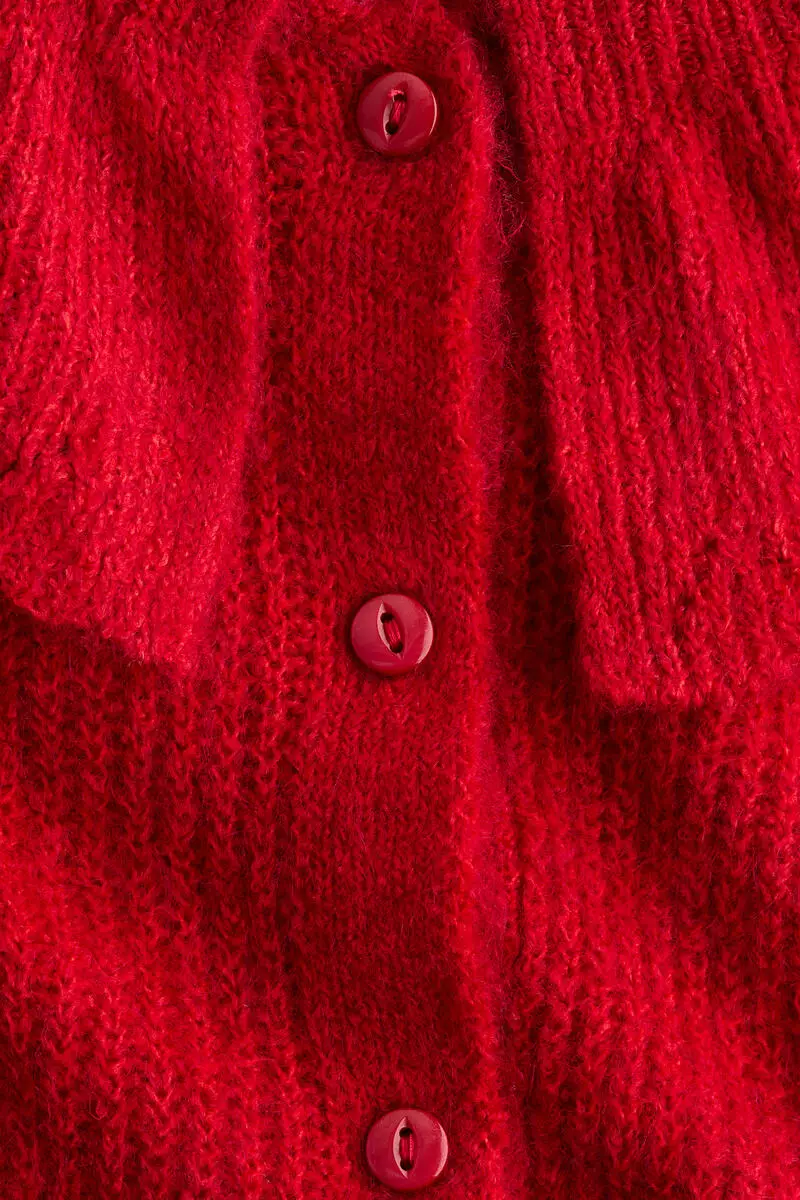 Collared cardigan