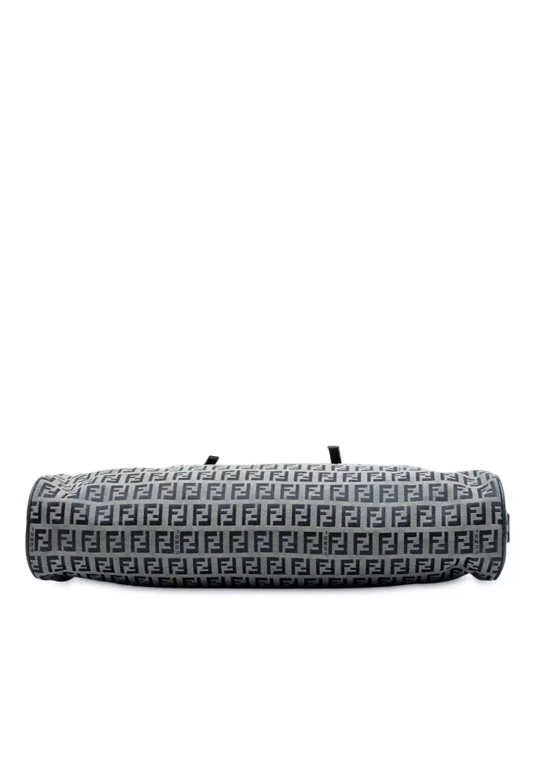 Pre-Loved Fendi Zucchino Canvas Handbag