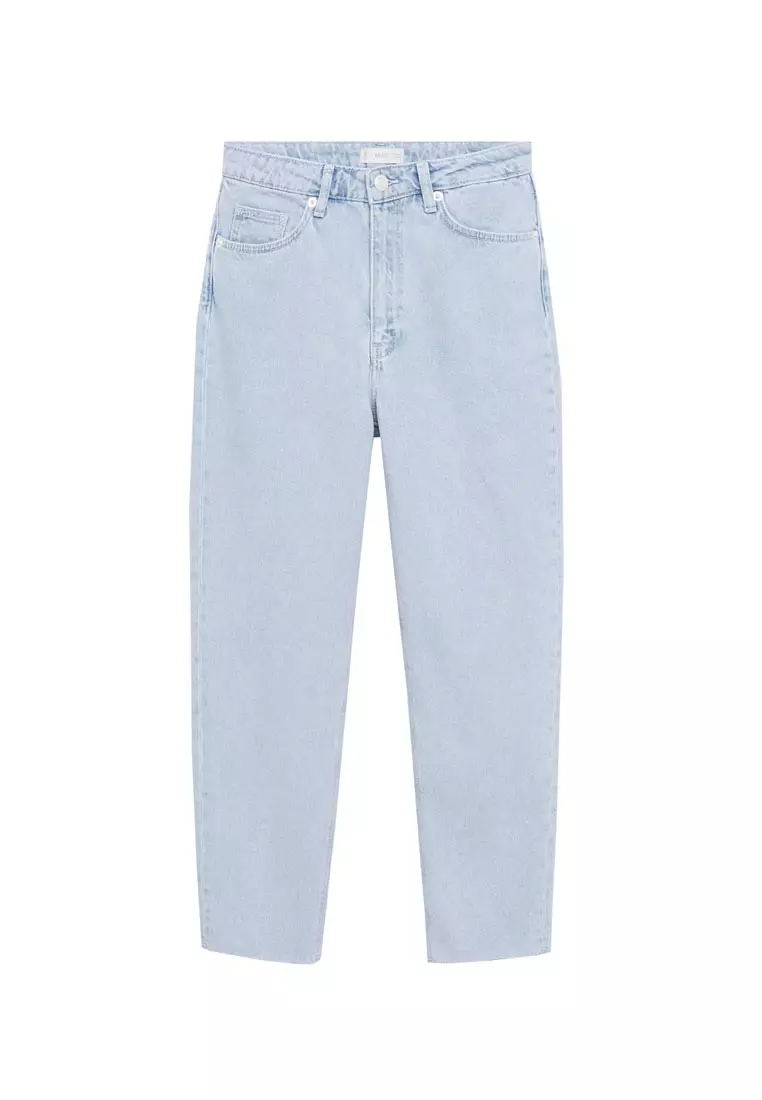 Cotton Mom-Fit Jeans